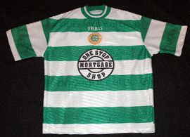Donegal Celtic Football Club shirt England